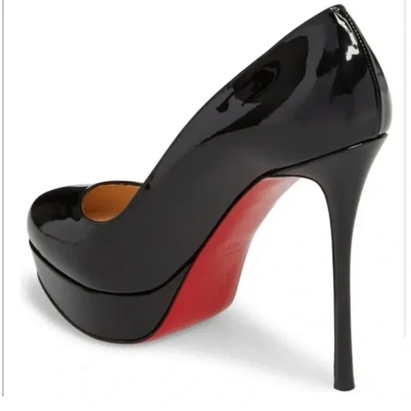 - ♥️♥️ Christian Louboutin DIRDITTA 130 black Patent Leather high heels ♥️♥️39